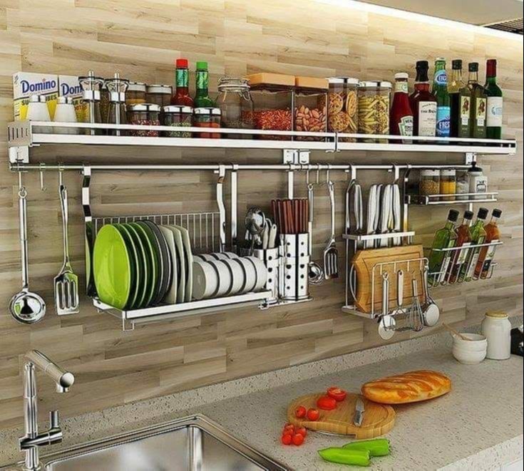 Wall mounted Kitchen