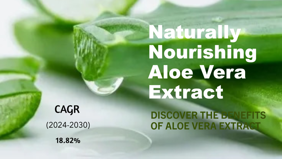 Aloe Vera Extract Market Global Key Players, Growth Rate and Forecasts to 2024-2030