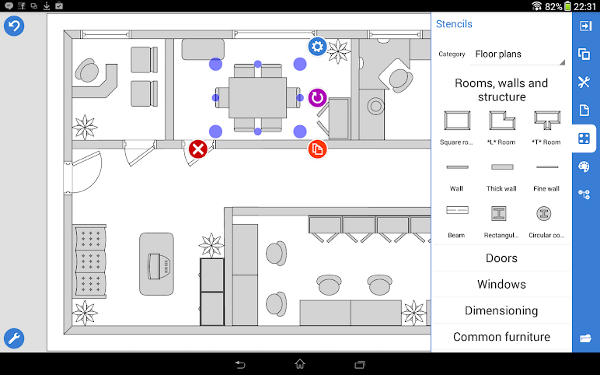 Floor Plan Mobile Application